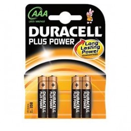 Duracell AAA Alkaline Batteries Pack of 4